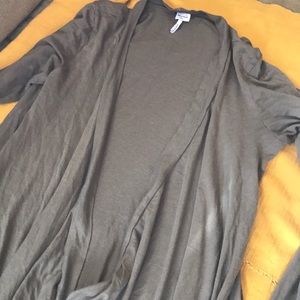 Splendid army green cotton sweater